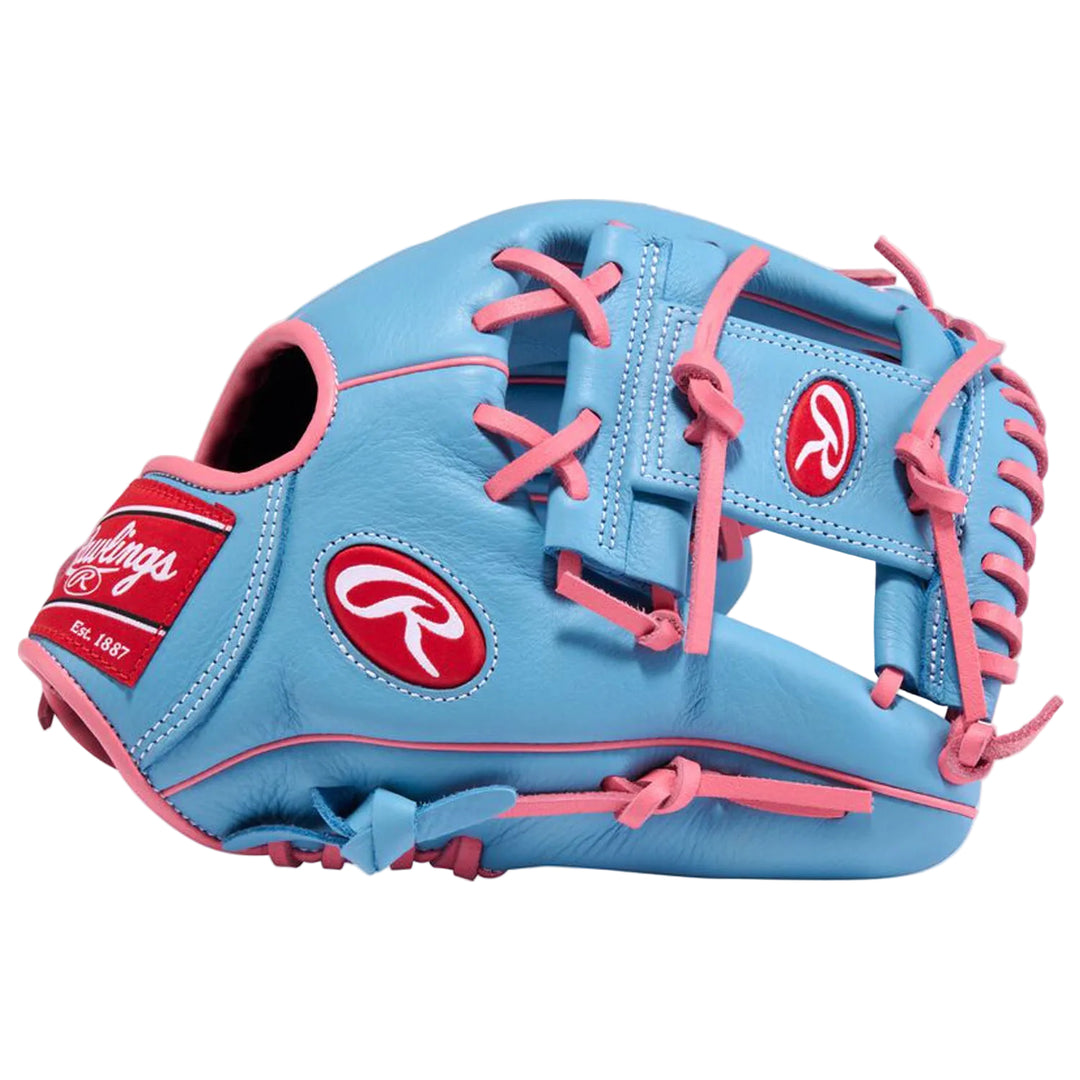 Rawlings Pro I-Web youth baseball glove side angle