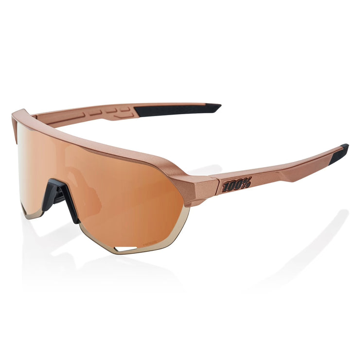 100% S2 Matte Copper Chromium Cycling Sunglasses – HiPER® Copper Mirror Lens - 60006-00005
