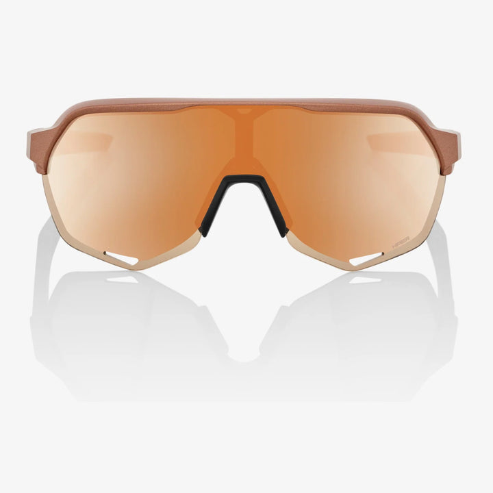 100% S2 Matte Copper Chromium Cycling Sunglasses – HiPER® Copper Mirror Lens - 60006-00005