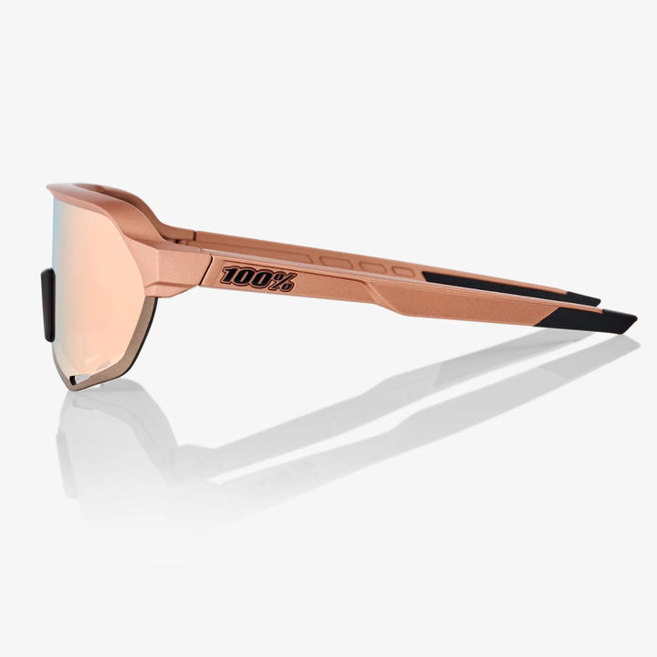 100% S2 Matte Copper Chromium Cycling Sunglasses – HiPER® Copper Mirror Lens - 60006-00005