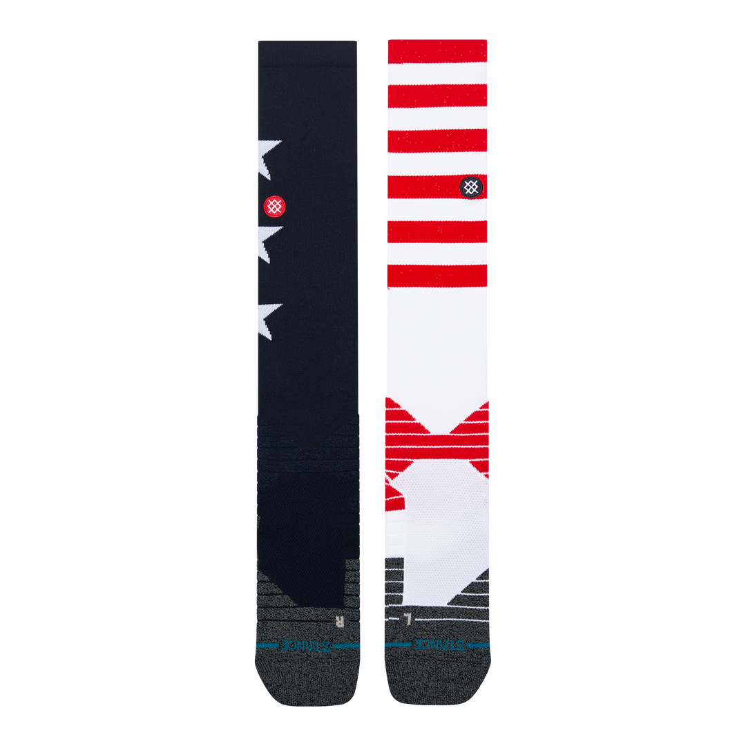 Stance 2026 Home Run Derby OTC performance baseball socks patriotic design