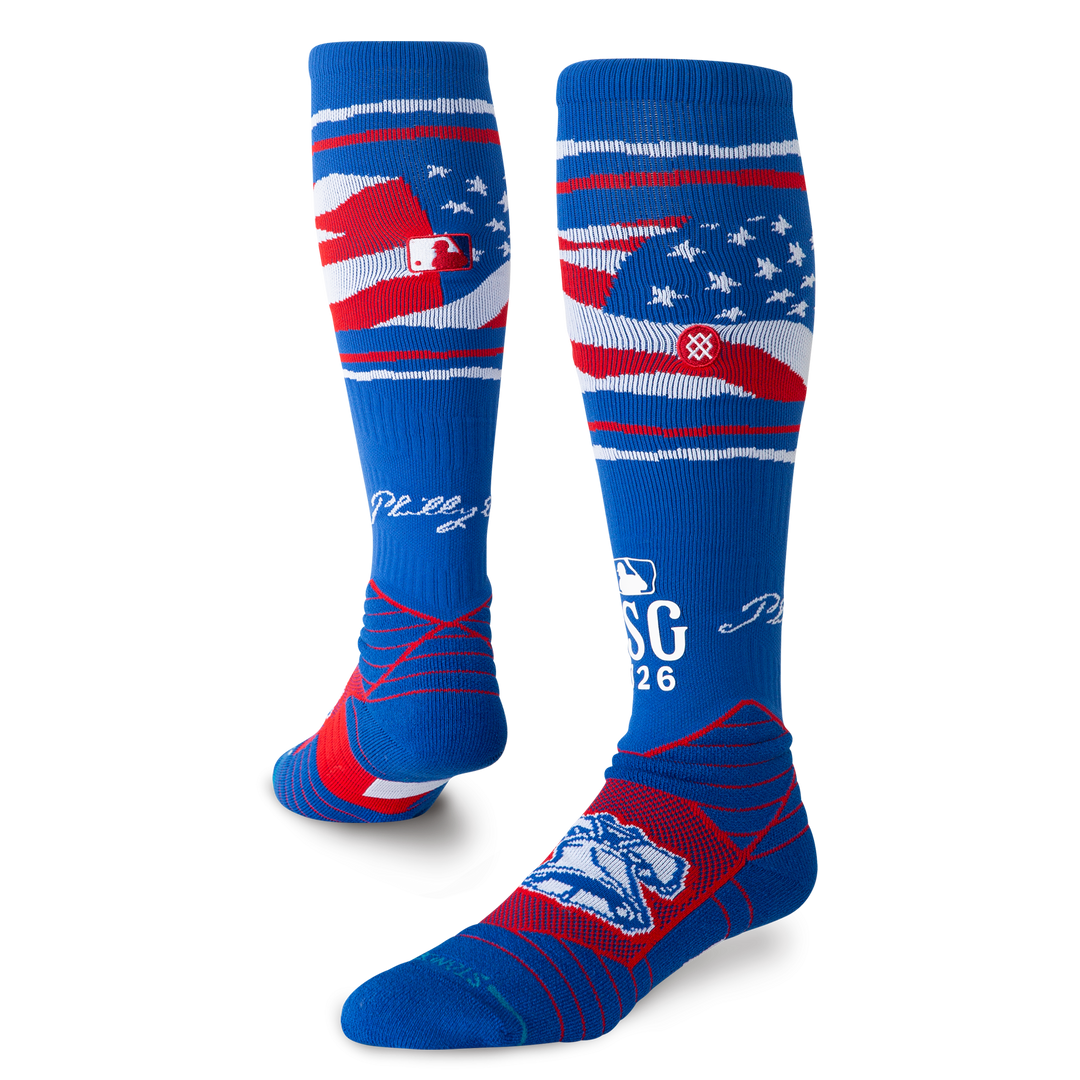 Official MLB All-Star Game OTC baseball socks with ASG 2026 graphics