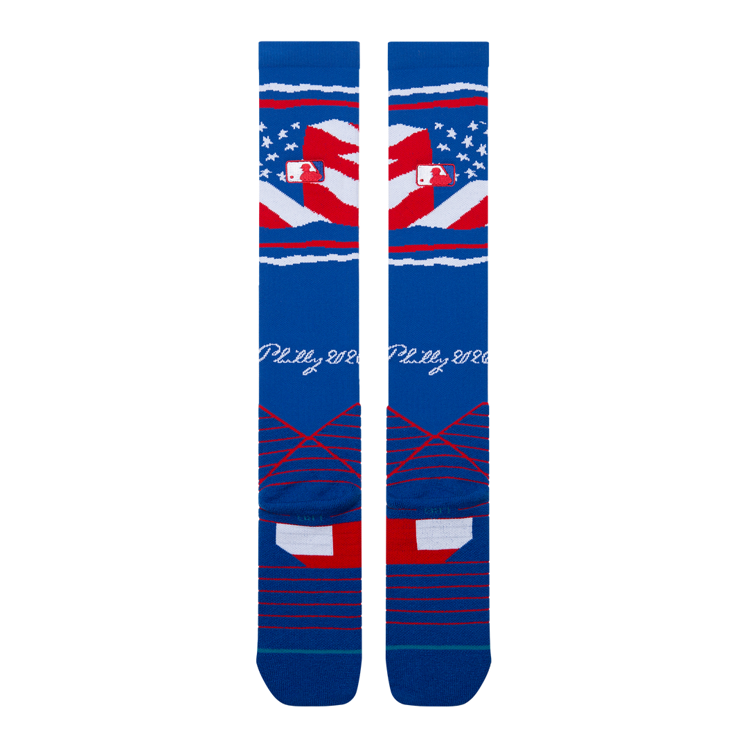 Official Stance ASG 2026 over-the-calf baseball socks rear profile