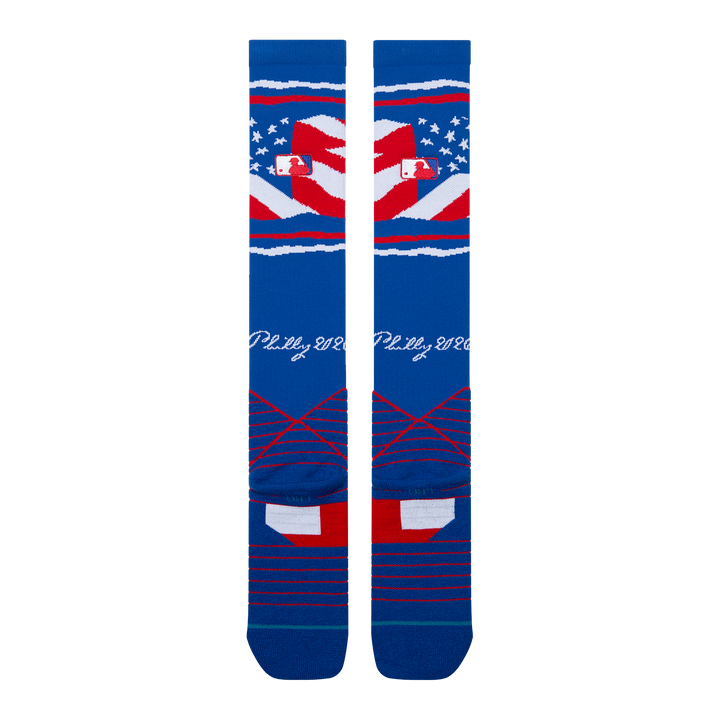 Official Stance ASG 2026 over-the-calf baseball socks rear profile