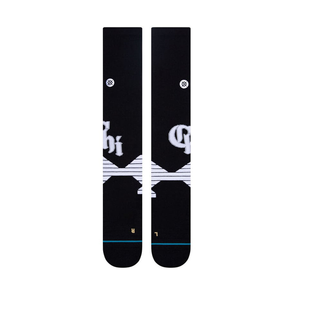 Front view Stance White Sox City Connect over-the-calf socks
