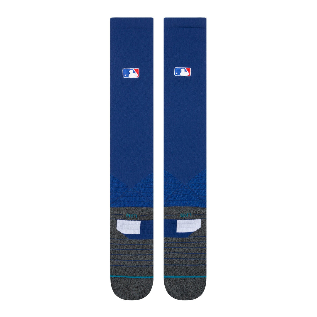 Stance Diamond Pro OTC bright royal socks rear profile