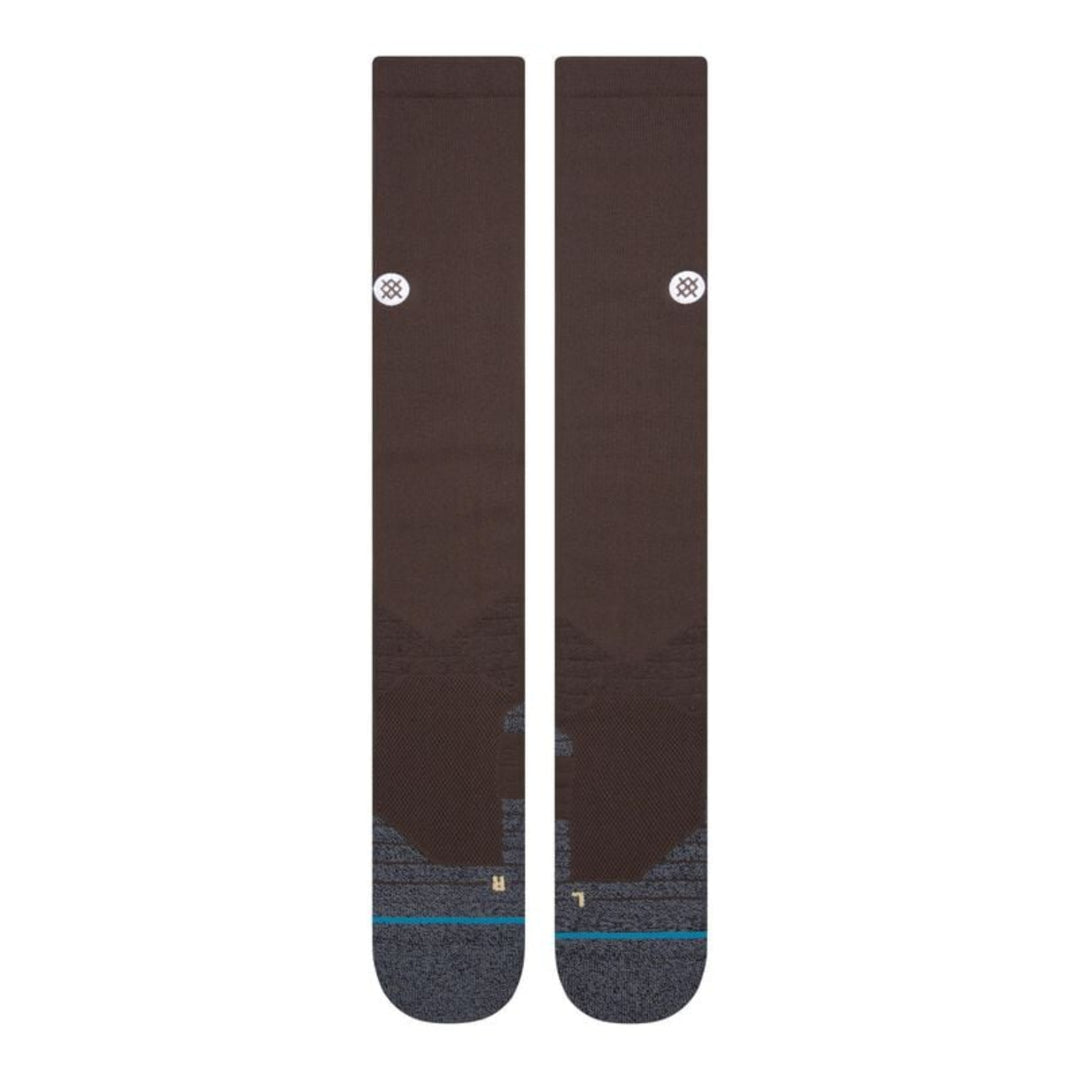 Stance Diamond Pro over-the-calf baseball socks brown front