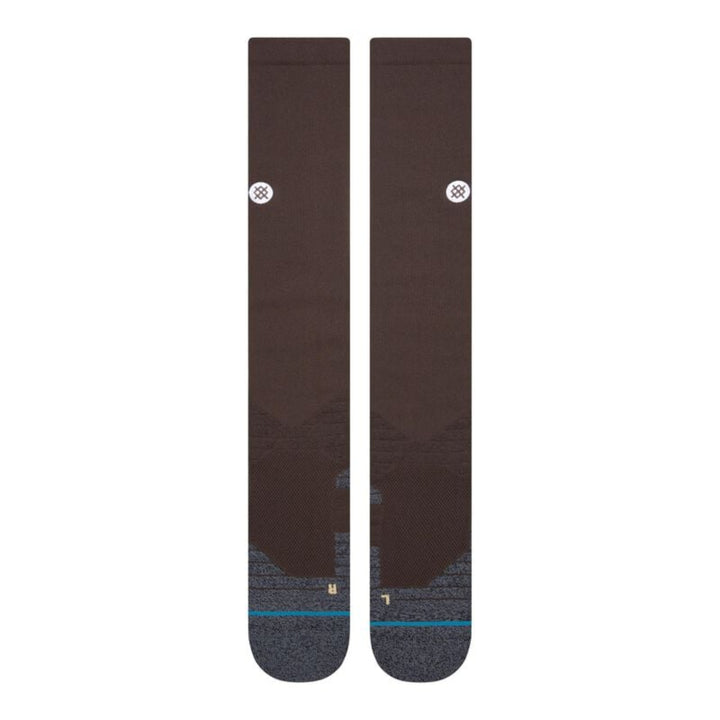 Stance Diamond Pro over-the-calf baseball socks brown front