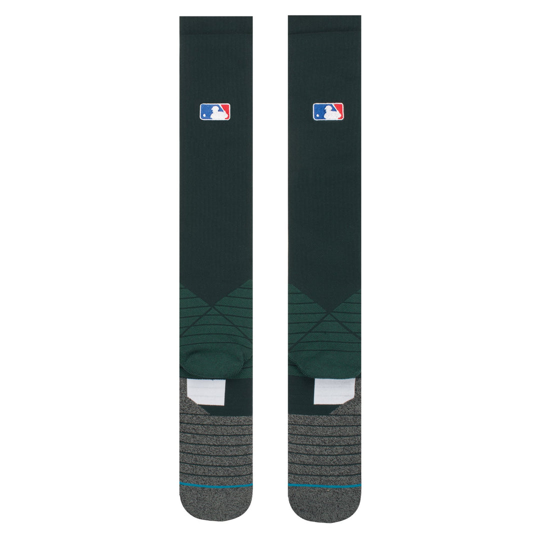 Rear profile green Stance Diamond Pro performance socks