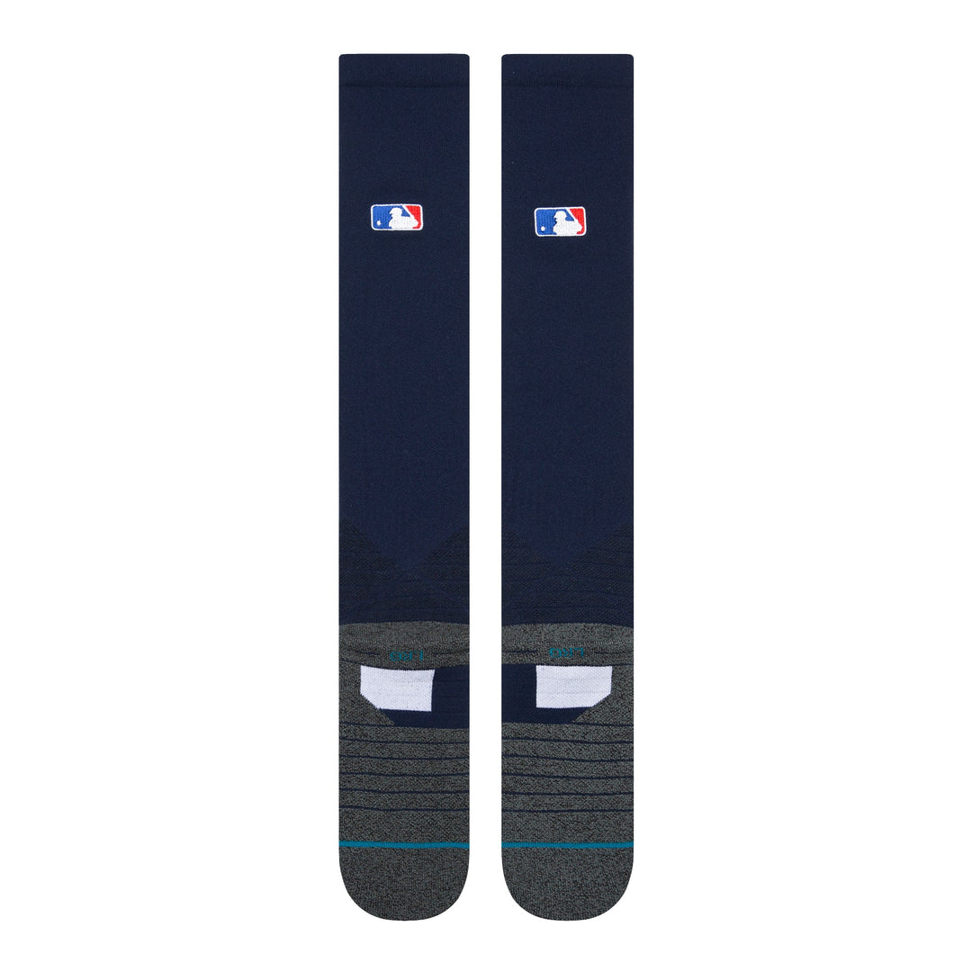 Stance Diamond Pro OTC navy socks rear profile