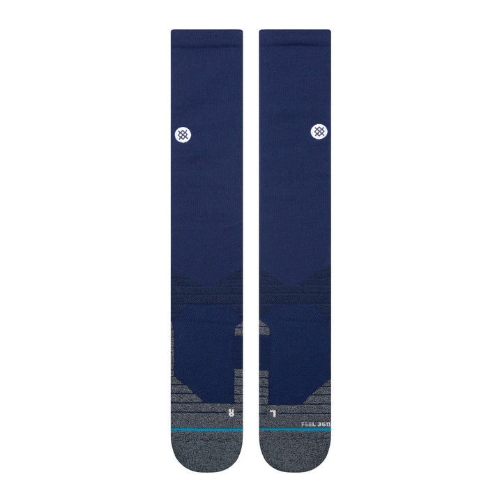 Stance Diamond Pro over-the-calf baseball socks navy front