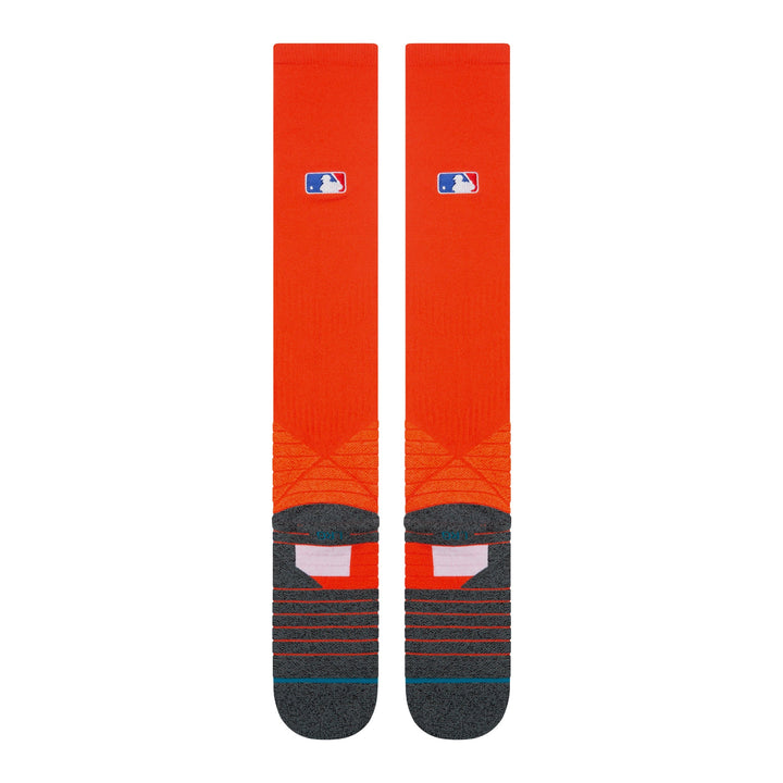 Stance Diamond Pro OTC orange socks rear profile