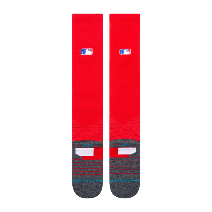 Stance Diamond Pro OTC red socks rear profile