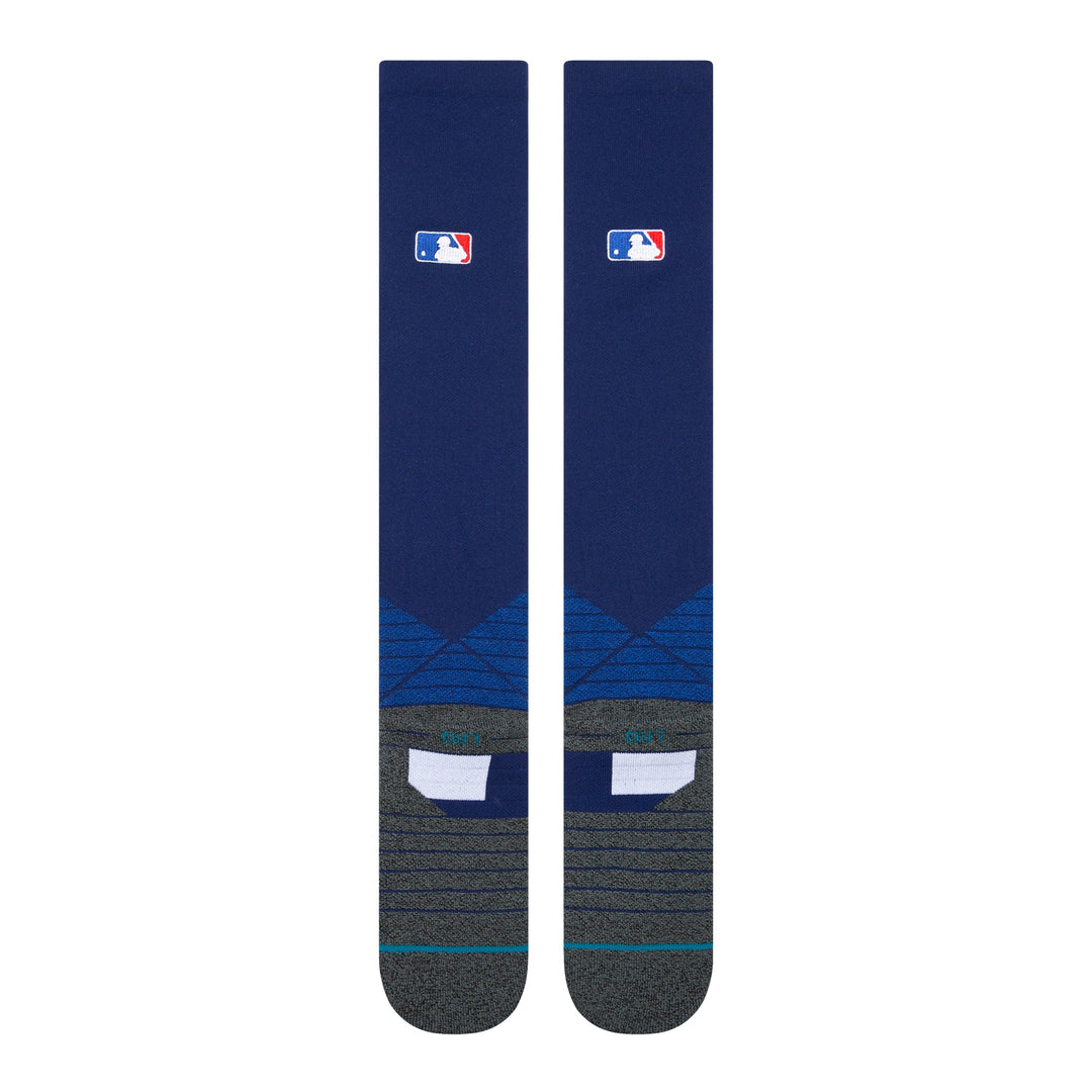 Stance Diamond Pro OTC royal socks rear profile
