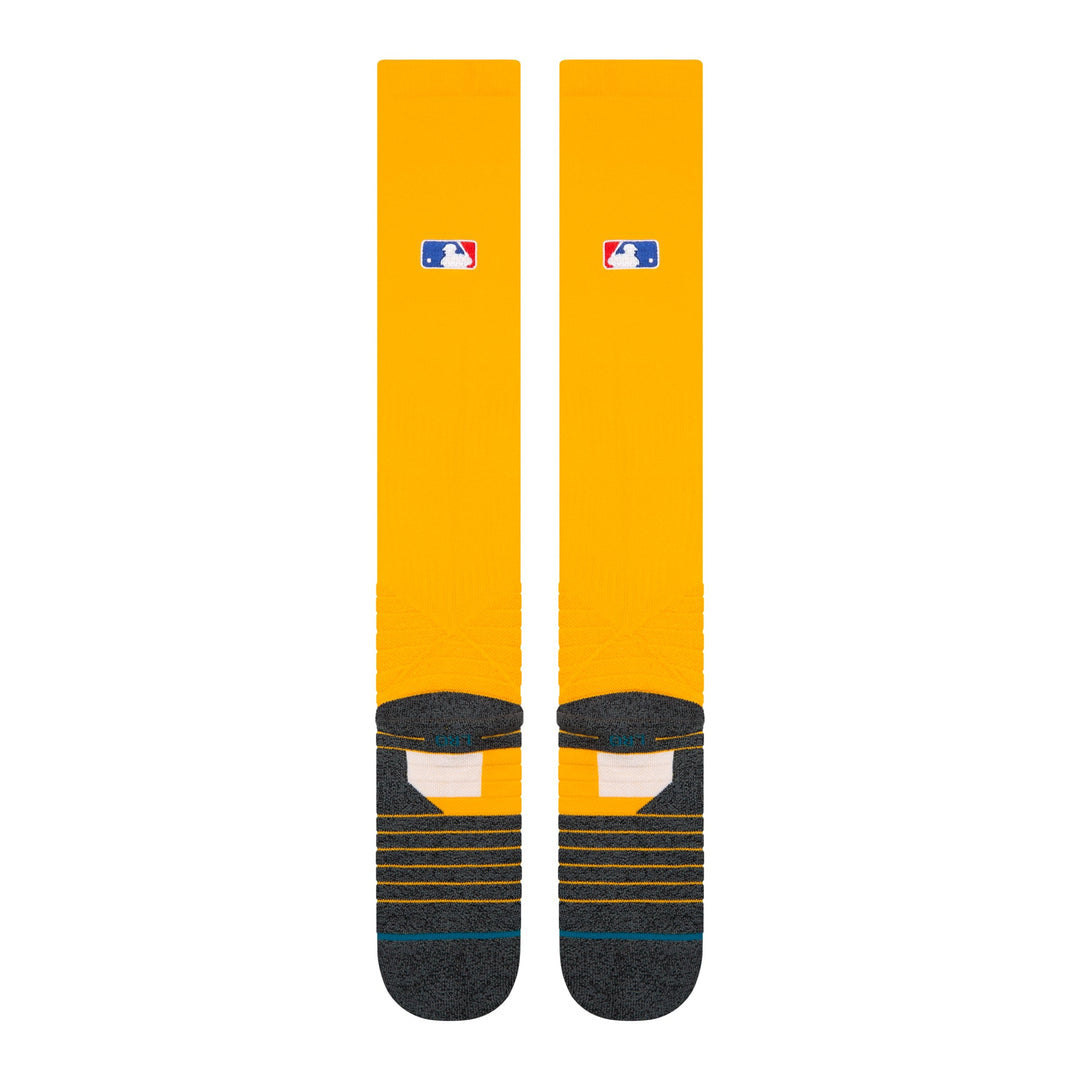 Stance Diamond Pro OTC yellow socks rear profile