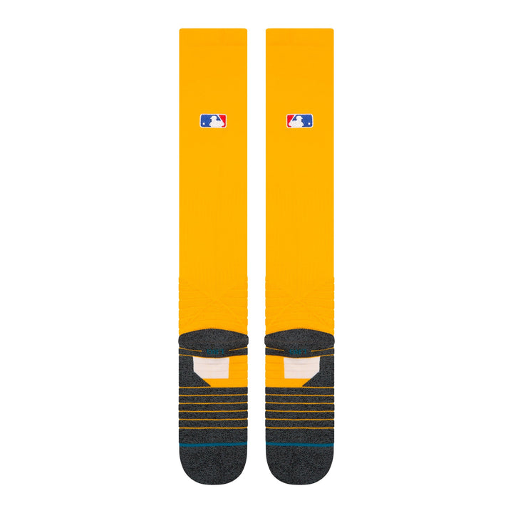 Stance Diamond Pro OTC yellow socks rear profile