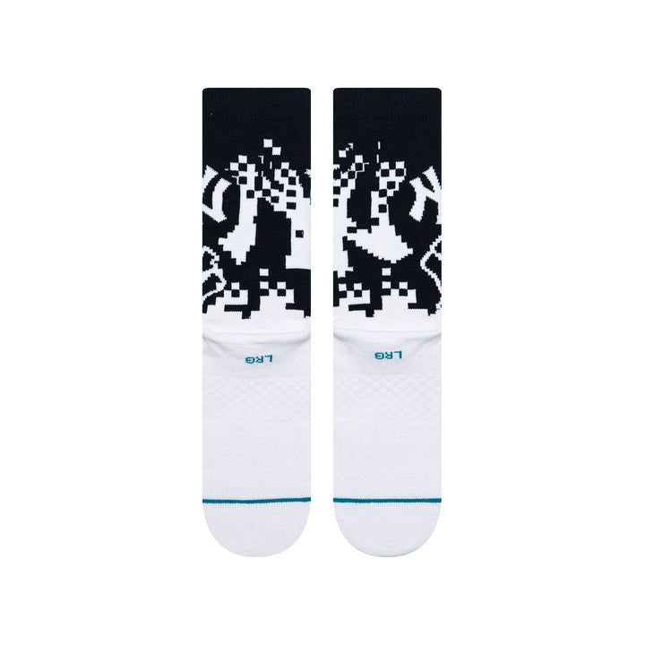 Stance New York Yankees pixel graphic crew socks back