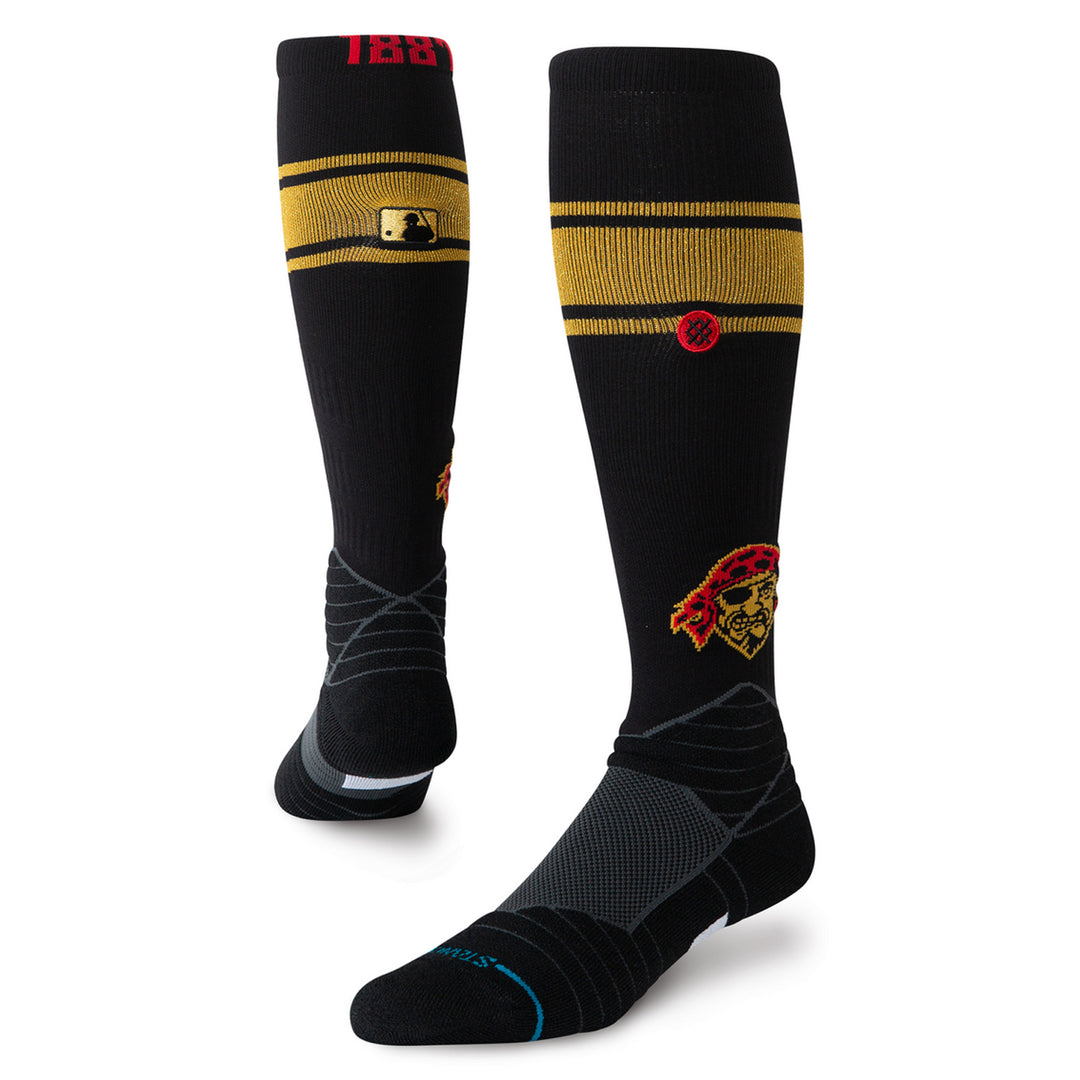 Stance Pittsburgh Pirates 2026 City Connect OTC socks angled view