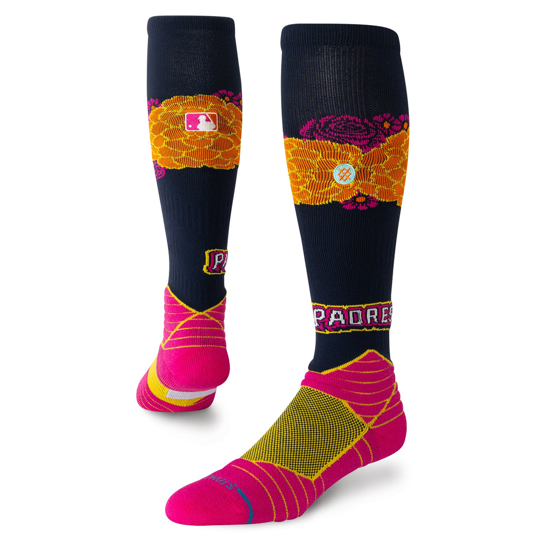 Stance San Diego Padres 2026 City Connect OTC baseball socks angled view