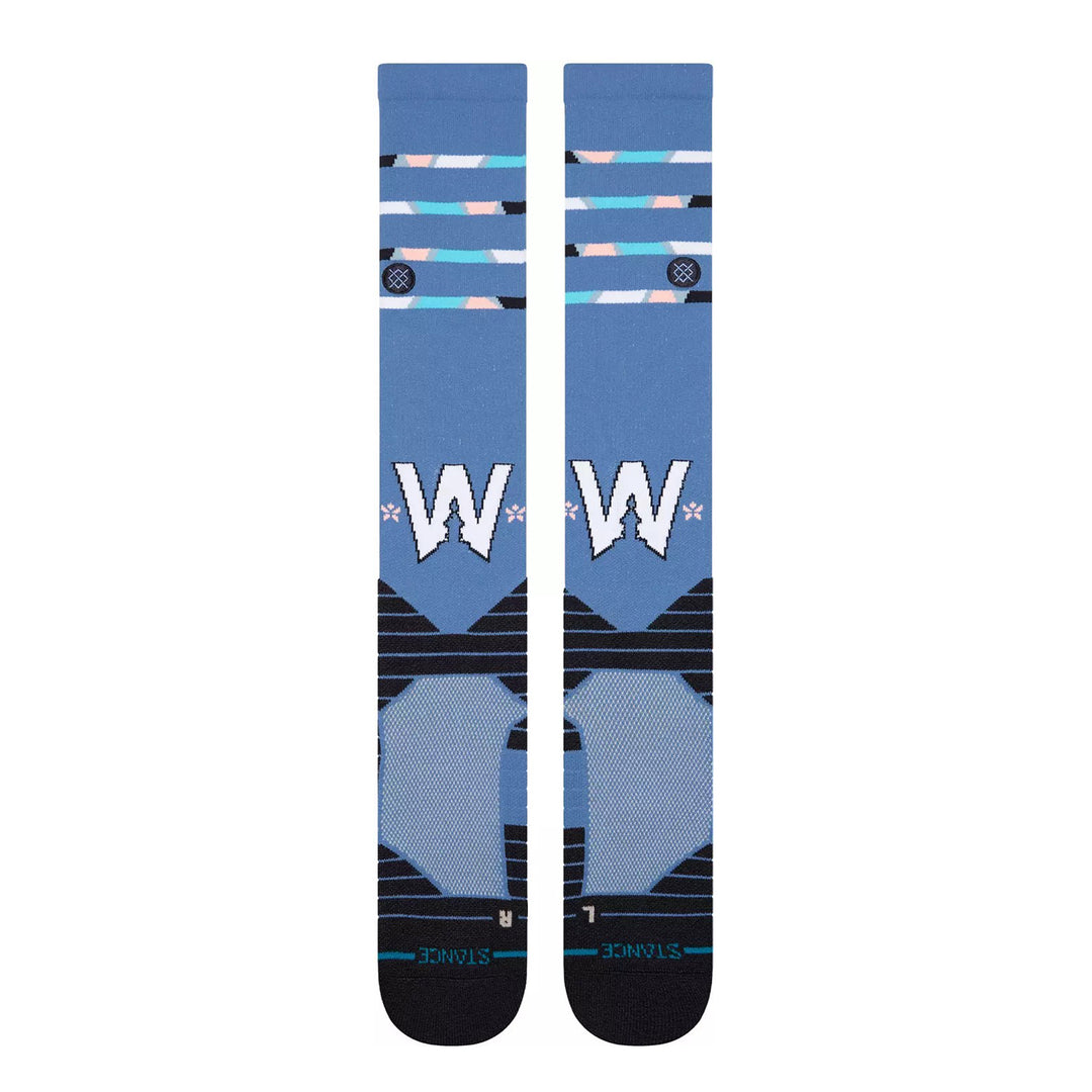 Stance Washington Nationals OTC baseball socks front profile