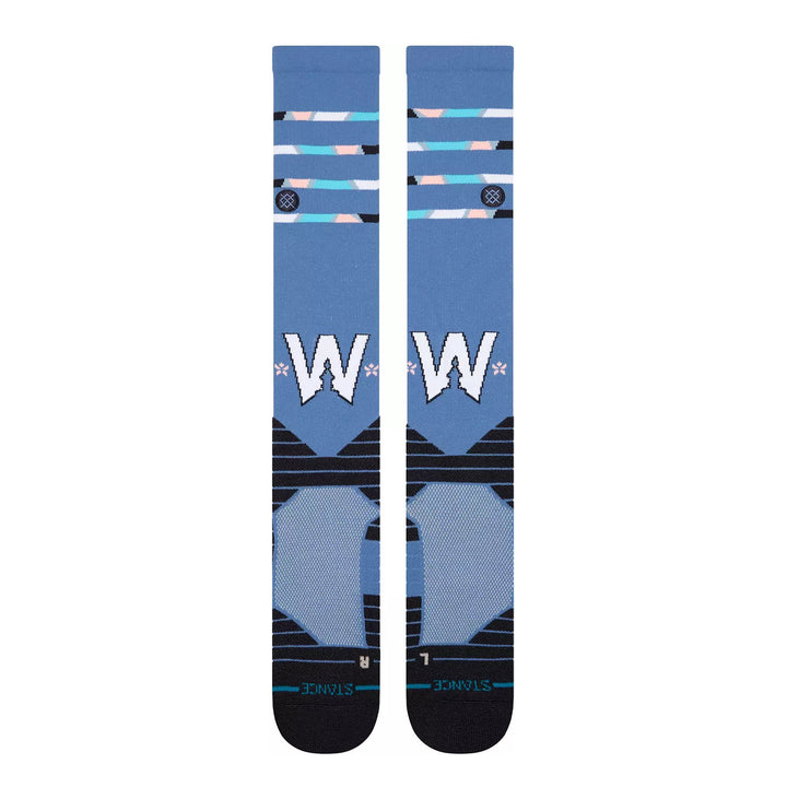 Stance Washington Nationals OTC baseball socks front profile