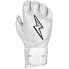 PREMIUM PRO CHROME Series Long Cuff Batting Gloves - White