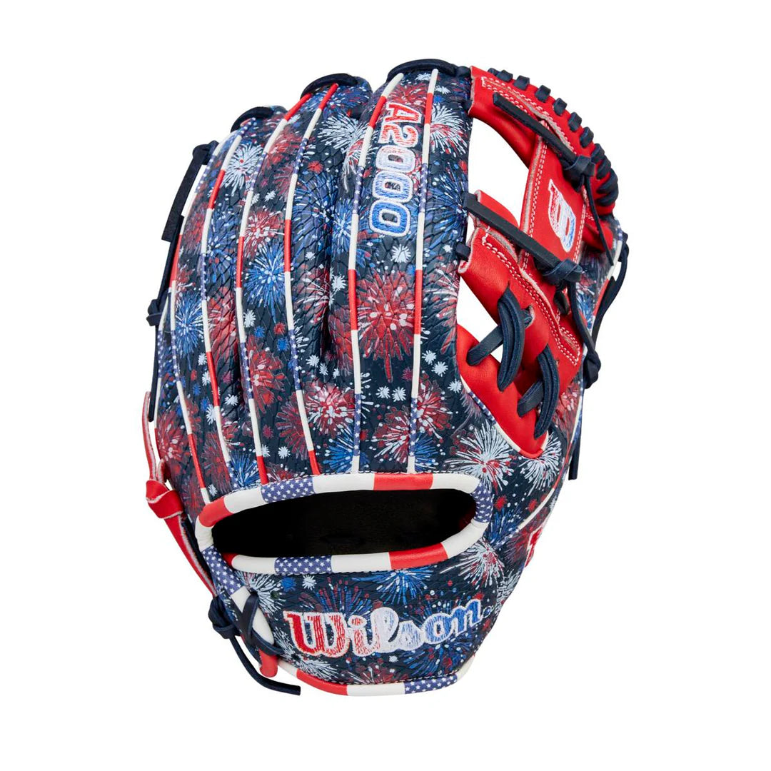 Wilson A2000 July 2025 GOTM 1975SS Firework glove back