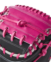 wilson-a2k-m23-33-5-inch-catchers-mitt-navy-pink-white right side lose up