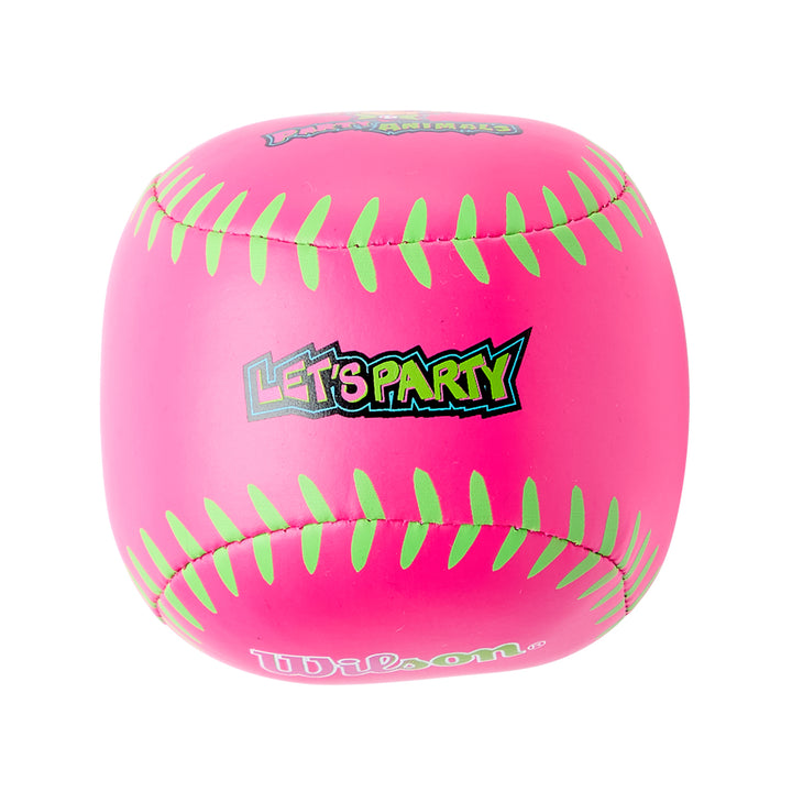Party Animals youth baseball glove with foam bat