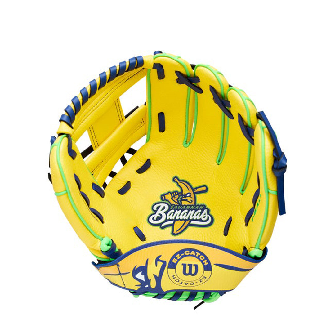 Wilson Savannah Bananas A200 EZ Catch 10 inch glove palm view