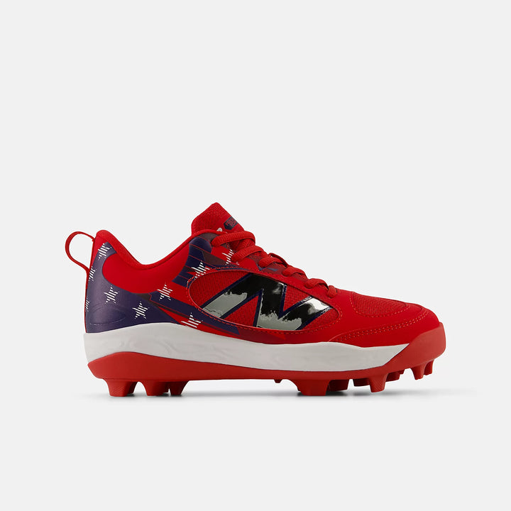 New Balance Youth Fresh Foam 3000v7 Rubber Molded Baseball Cleats – USA Stars & Stripes Edition