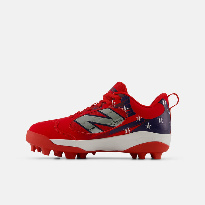 New Balance Youth Fresh Foam 3000v7 Rubber Molded Baseball Cleats – USA Stars & Stripes Edition
