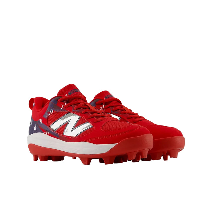 New Balance Youth Fresh Foam 3000v7 Rubber Molded Baseball Cleats – USA Stars & Stripes Edition