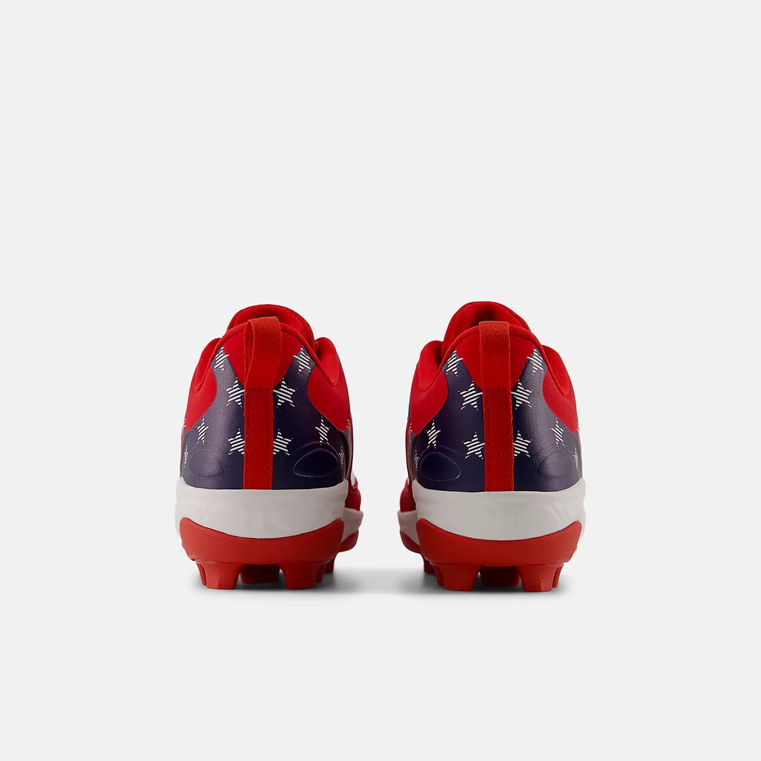New Balance Youth Fresh Foam 3000v7 Rubber Molded Baseball Cleats – USA Stars & Stripes Edition