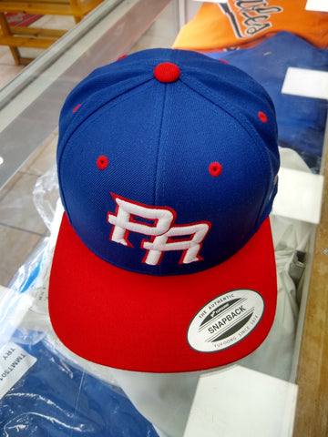 Puerto Rico Snapback Royal and Red hats