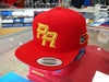 Puerto Rico Snapback  Red/Metallic Gold hats