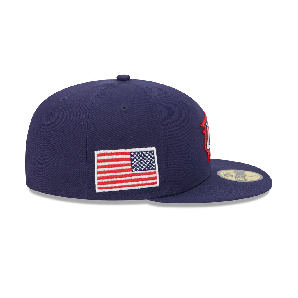 2023 World Baseball Classic USA New Era 59FIFTY Fitted Hat Peligro