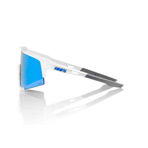 100% SPEEDCRAFT® Matte White HiPER® Blue Multilayer Mirror Lens 60007-00012