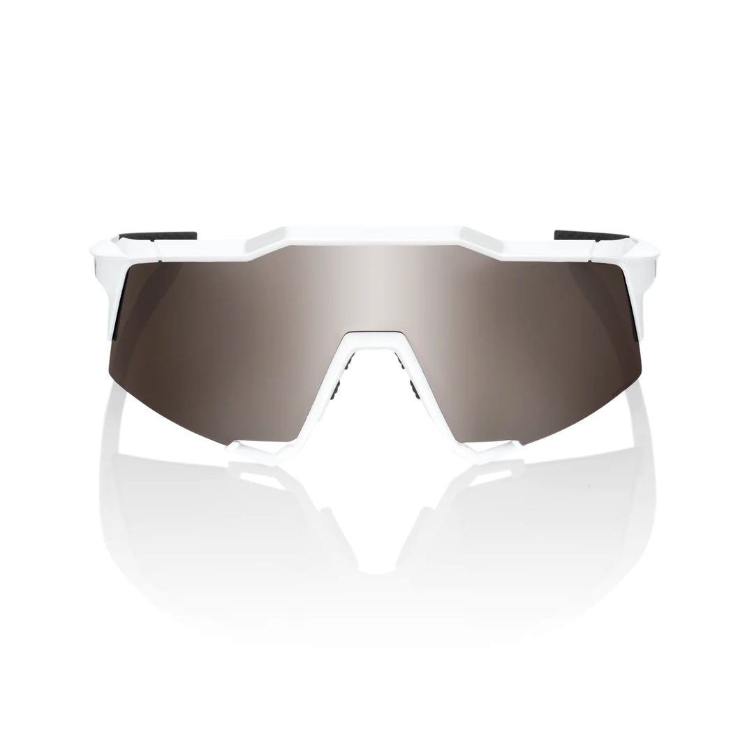 100% SPEEDCRAFT® Matte White HiPER® Silver Mirror Lens 60007-00006