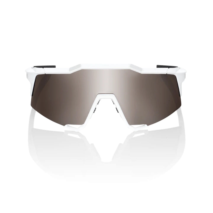 100% SPEEDCRAFT® Matte White HiPER® Silver Mirror Lens 60007-00006