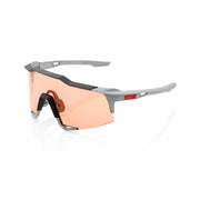 100% SPEEDCRAFT Soft Tact Stone Grey HiPER® Coral Lens + Smoke Lens Included 61001-424-01