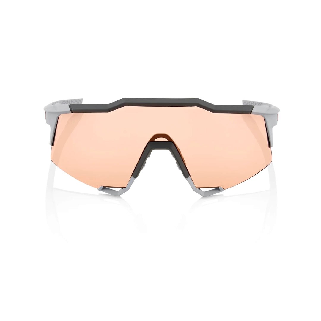 100% SPEEDCRAFT Soft Tact Stone Grey HiPER® Coral Lens + Smoke Lens Included 61001-424-01