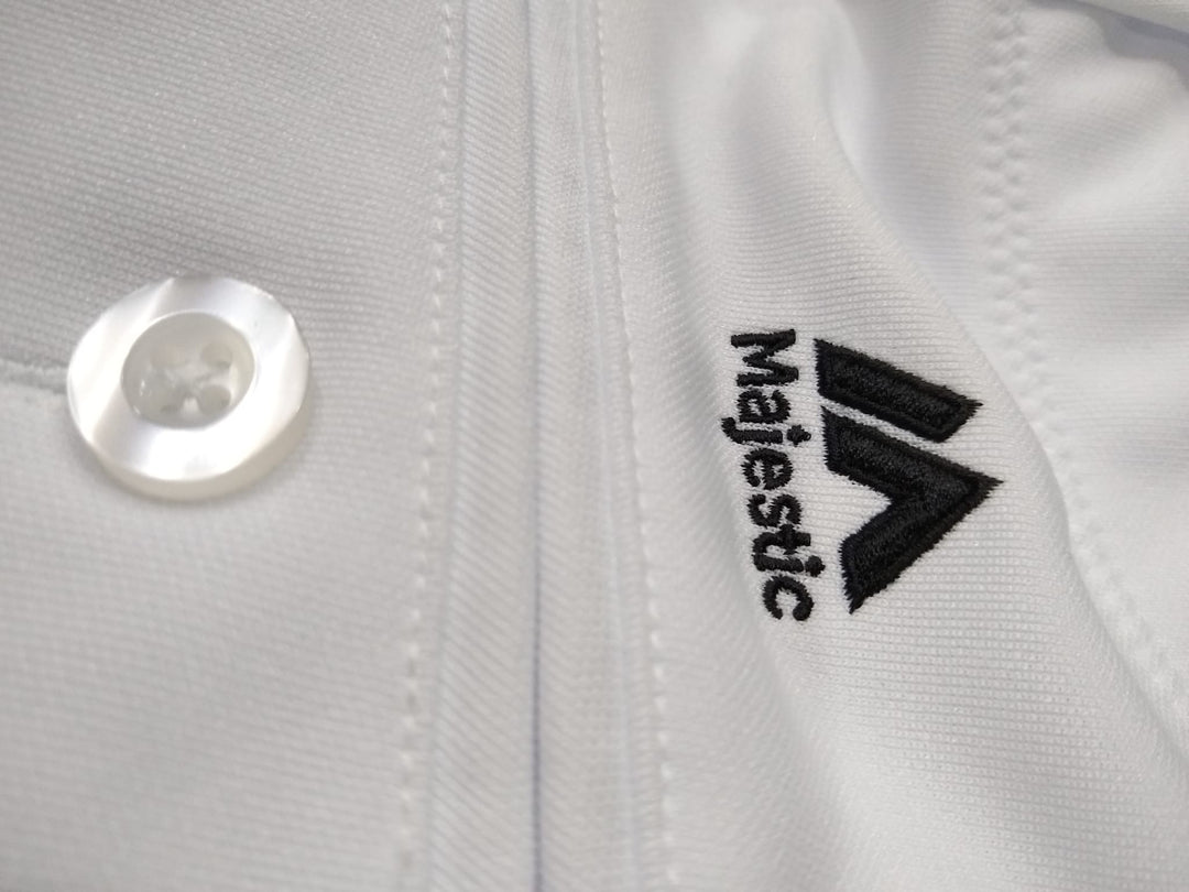 ADULT - Majestic Flex Base baseball G238 authentic collection Shorts pants_White1