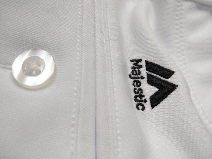 ADULT - Majestic Flex Base baseball G238 authentic collection Shorts pants_White1