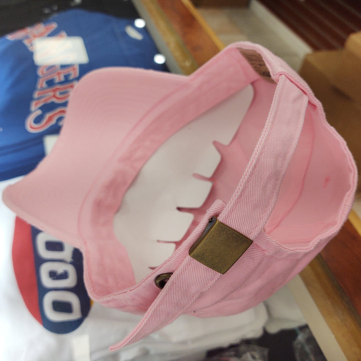 Aguilas_Cibae_as_Embroidered_Vintage_Pink_Black_logo_Hat-2
