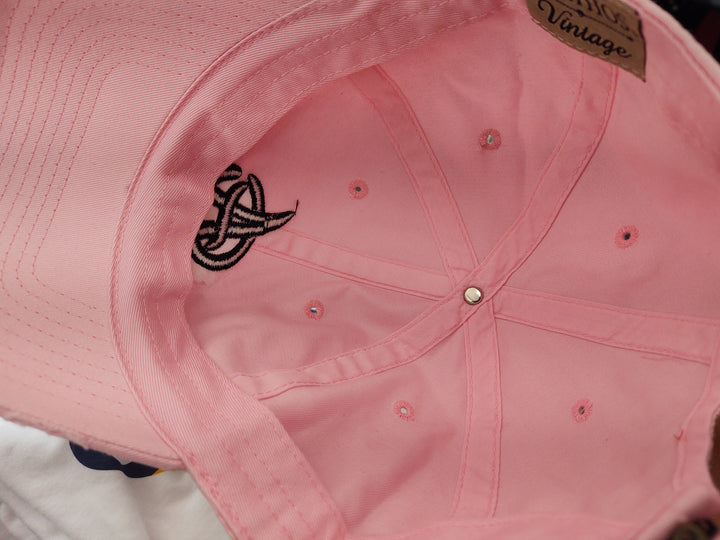 Aguilas_Cibae_as_Embroidered_Vintage_Pink_Black_logo_Hat-4