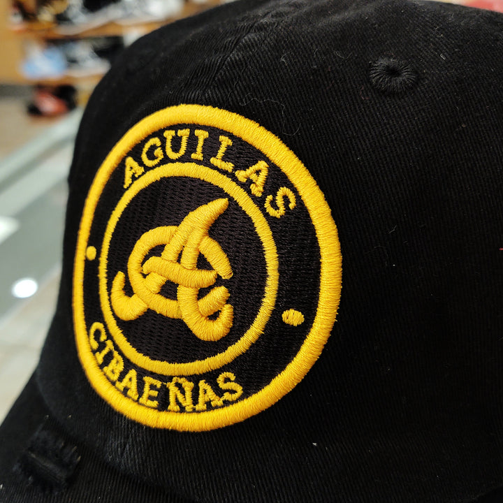 Aguilas Cibaeñas Embroidered Vintage Round-Logo Hat-3