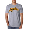 Aguilas Cibaeñas T-shirts With Cursive Letters Gray T-Shirts