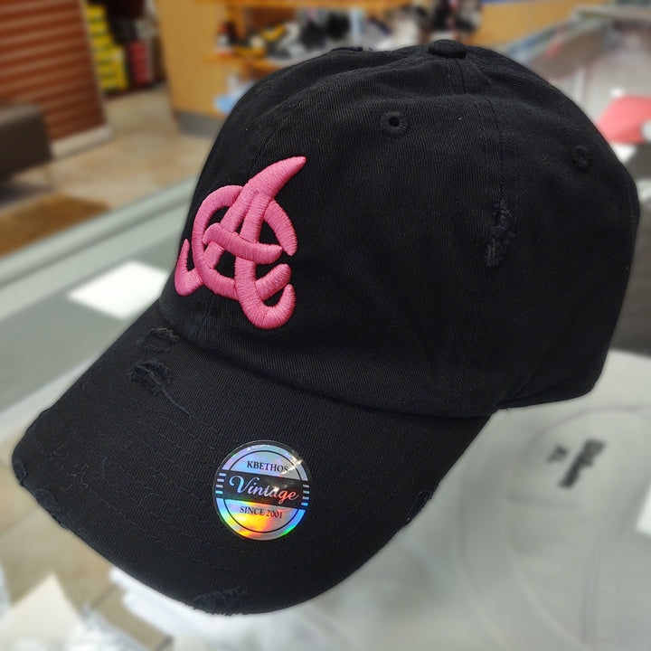 Aguilas Embroidered Vintage BlackPink Hat_1