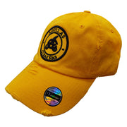 Aguilas Cibaeñas Embroidered Vintage Gold Round-Logo Hat